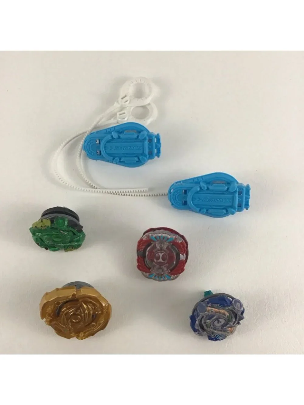 Beyblade Burst Spinning Top Toy Launchers Bundle Horusood Hyrus Turbo Lot Hasbro